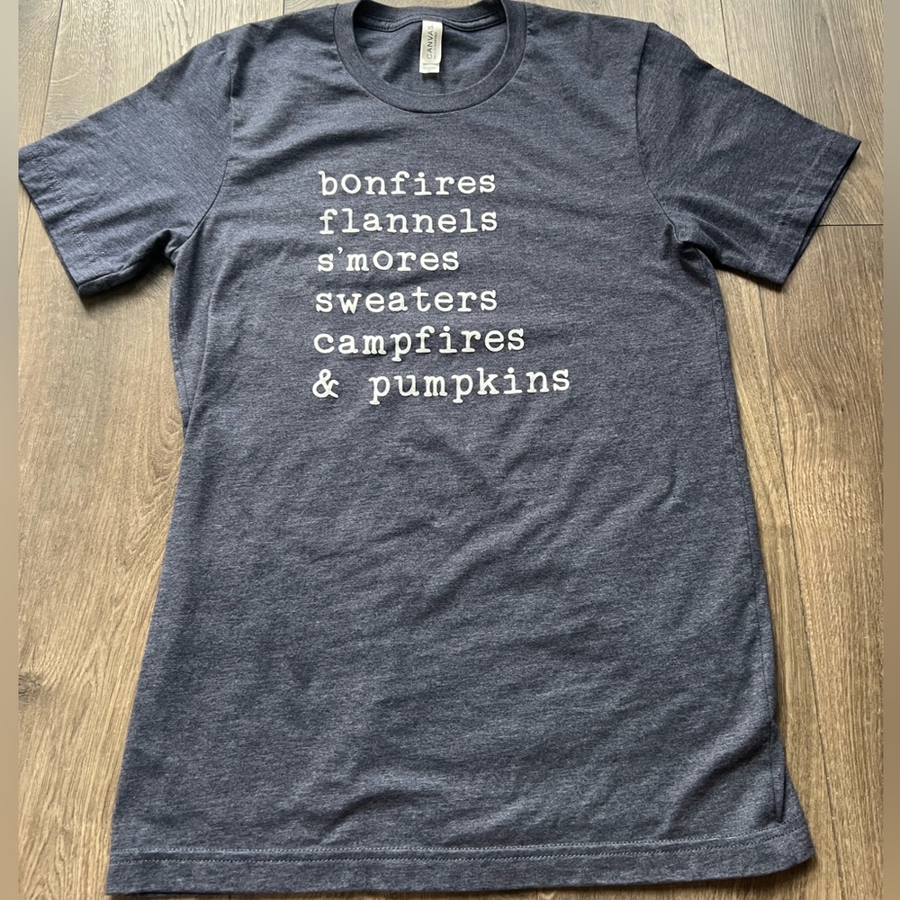 Bella Canvas Dark Blue Crew Neck Tee